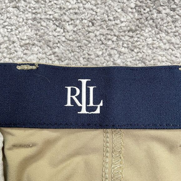Lauren Ralph Lauren RLL Slacks Dress Pants Mens 40x32 Khaki Brown Straight Leg - Picture 3 of 12